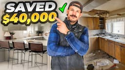 INSANE Kitchen Renovation On a Budget $$$