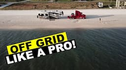 RV Boondocking Ideas and Tips! // Our RV SOLAR Setup // Full Time RV