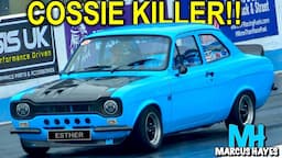 Gapping EVERYONE on the drag strip in my ST170 Mk1 Escort! 💪 *COSSIE KILLER* 😃