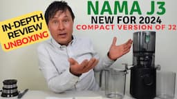 All New Nama J3 Compact Cold Press Juicer Full Unboxing Review