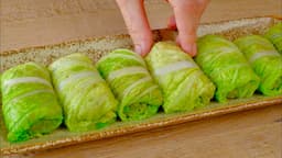 Cabbage with sweet potato is better than meat! Incredibly delicious cabbage rolls recipes!