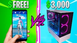 BROKE vs PRO Fortnite Gaming (Mobile vs. Console vs. PC) - WORTH IT?