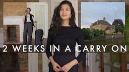 How To Pack For 2 Weeks In Europe In A Carry On & Chic Travel Outfits