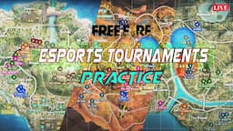 FREEFIRE LIVE CUSTOM ROOMS PRACTICE || LIVE ESPORTS TOURNAMENTS PRACTICE ROOMS!!