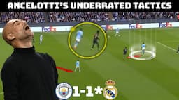 Tactical Analysis : Manchester City 1-1 Real Madrid | How Ancelotti Beat Pep |