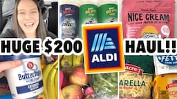 🛒 NEW* ALDI GROCERY HAUL 2022 🛒 LARGE FAMILY GROCERY HAUL SHOP WITH ME | ALDI HAUL @Mummakat