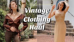 Vintage Clothing Haul & Shopping Tips