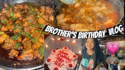 We celebrated Brother’s birthday for the first Time 🥹// Naga pork curry, butter chicken, pork fry