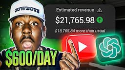 $600/Day Using Chat GPT To Make Money on Youtube