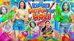 INDIAN FAMILY AND HOLI || Sibbu Giri