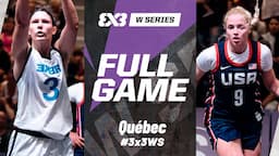 Dallas 3XBA 🇺🇸 vs USA 🇺🇸 | Full Pool Game | FIBA 3x3 Women's Series Québec Stop 2024