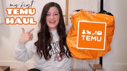 MY FIRST (super random) TEMU HAUL inspired by thecheapchick.