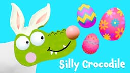 Easter Bunny | Silly Crocodile | Animation For Kids