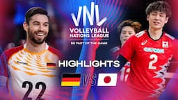 2024 VNL Full Set 5 Japan vs Germany 👀