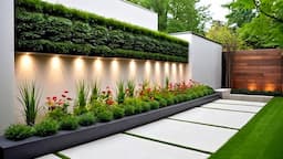 300 NEW Home Garden Wall Design Ideas 2024 Backyard Boundary Fence Designs | Garden Wall Decor Ideas