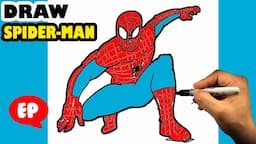 How to Draw SPIDER-MAN | Full Body Step by Step