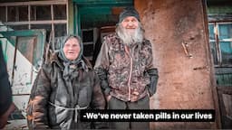 We found two saints in an abandoned Russian village. We went into their house and there…