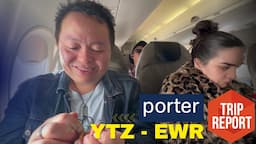 TRIP REPORT (4K) - PORTER AIRLINES PD2137 PD2137 YTZ - EWR