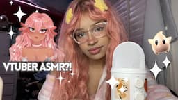 ASMR w/ my Vtuber?! ♡· .⊹⟡ Mic Triggers, Mouth Sounds | Aesthetic Pink Anime Axolotl Vtube