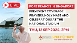 [LIVE] Pre-Event Coverage, Prayers, Holy Mass and Celebrations | Pope Francis Singapore