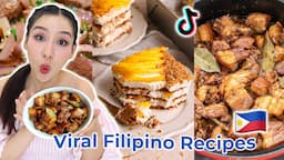 I Tried Viral Filipino TikTok Recipes🇵🇭 *OMG*