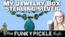 Wonderful STERLING SILVER Vintage Jewelry Collection TURQUOISE Estate Yard Sale Thrift FINDS!