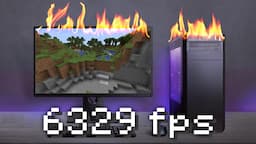 Killing My $3,000 Gaming PC With Minecraft FPS