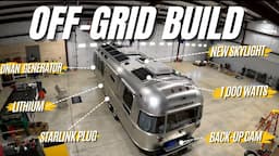 DREAM BUILD: Airstream Lithium, Solar & Generator Install