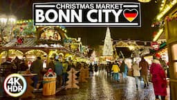 🇩🇪 Bonn Christmas Markets 2023 - Germany Walking Tour in 4K HDR 60fps