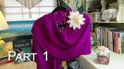 J's Knit - The Tulip Stitch Lace Shawl. EP. 206-1.