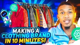 Creating a Clothing Brand with AI In Less Than 10 Minutes! (MUST WATCH) 😱