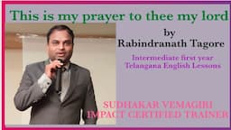 This is my prayer to thee my Lord/Rabindranath Tagore/Prayer to God to hit poverty at the root