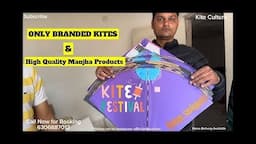 SANKRANT 2024 special Kites Branded Manjhe