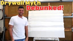 Debunking Drywall Myths (You can't use Paper Tape with Hotmud🤔)