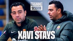 XAVI: 'THE PROJECT MUST CONTINUE' | FC Barcelona training 🔵🔴