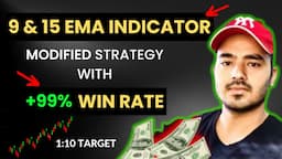 9 And 15 EMA Modified Strategy By The Trade Room | 99% accuracy | Banknifty strategy