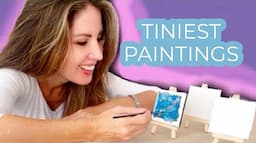 12 IDEAS for tiny AND large paintings!