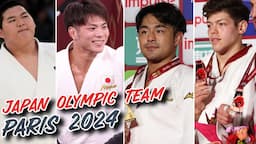 Japan Men's Judo Team for Paris Olympics 2024