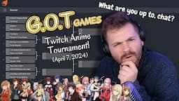 ANIME TOURNAMENT!! April 7th, 2024 | G.O.T Games Anime Tournament Livestream!