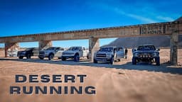 2022 Tundra Suspension Desert Test Run With Ford Raptors | Icon Vehicle Dynamics