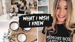 What I Wish I Knew Before I Started My Candle Business (3 Years Later)