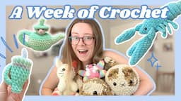 Crochet and Chat - A Week Of Crochet In My Life 🦋💙✨