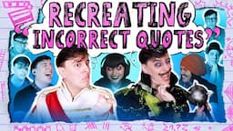 Recreating Sanders Sides INCORRECT QUOTES! - We Take Requests | Thomas Sanders & Friends