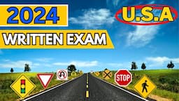 2024 DMV Written Driving Exam: Drivers License USA