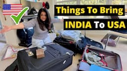 Things To Bring From INDIA To USA | INDIA TO USA Students Travel Immigration Hindi