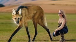 THE MANED WOLF - BIZARRE & SMELLS OF MARIJUANA! - Lobo Guará