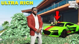 GTA 5 : Franklin Found His House Is Full Of Money & Cash ! (GTA 5 mods)