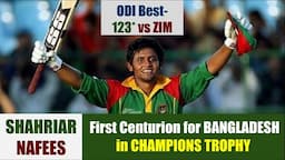 SHAHRIAR NAFEES | ODI Best - 123* | BANGLADESH vs ZIMBABWE | ICC Champions Trophy 2006