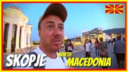 SKOPJE, North Macedonia 🇲🇰 | An Evening In The City Of A Million Statues