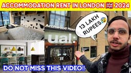 My 13 Lakh Indian Rupees Student Hostel in London, UK 🇬🇧 | How to book your accommodation JAN 2024?